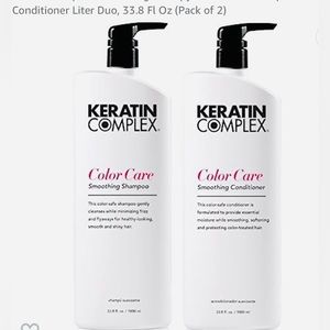 Keratin complex, shampoo and conditioner color care